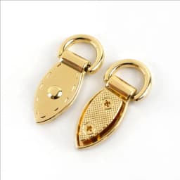 4/10Pcs Metal Side Clip Buckle Bag Chain Connector Hanger Hook Leaf D Ring Keyring Clasp Handbag Strap Decor Craft Accessories