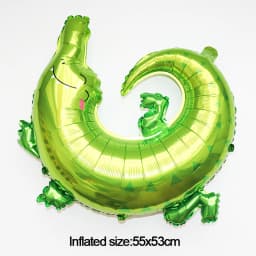 3D Elephant Giraffe Tiger Lion Head Animal Foil Balloon Jungle Safari Birthday Party Decorations Kids Gift Toy Helium Air Globos