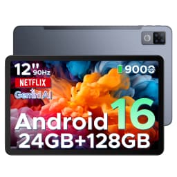 DOOGEE U12 Tablet PC Android 16 12'' S Display 24GB RAM (6GB+18GB) 128GB 9000mAh Battery UNISOC T7255 Widevine L1 Dual Dpeakers