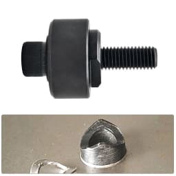 Hole Punch Hexagon Socket Outer Hexagon Bearing Steel Sheet Metal 16mm-50mm Hole Opener Woodworking Punch Cutting Tools 36 Sizes