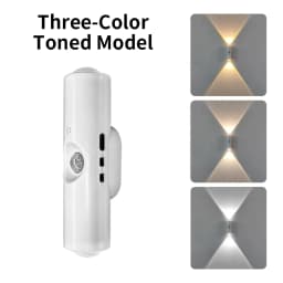 RGB Gradient Motion Sensor Night Light Rechargeable Wall Sunset Lamp Spotlight Magnetic Ambient Light for Bedroom Hallway Stairs