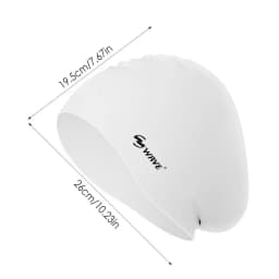 Elastic Silicon Swimming Caps For Men And Women, Rubber, Waterproof, Protect Ears, Long Hair