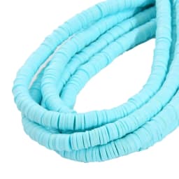 6mm 350pcs/lot Color Flat Round Polymer Clay Beads Loose Spacer Beads for Jewelry Making DIY Bracelet Necklace Earrings Design