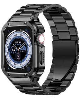 Stainless Steel Strap+Case For Apple Watch Band 49mm 45mm 44mm (not watch) bracelet Bumper Cover iwatch serie 4 5 SE 6 7 8 Ultra