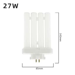 AC220V Four Needles Fluorescent Light Tubes G10q Square Pins Eye-Protection Lamp-Tube 15W 27W 6500K Energy Saving Lamp