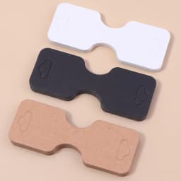 50pcs 9x3.4cm Foldable Kraft Paper Packing Cards for DIY Jewelry Display Holders Handmade Necklace Bracelet Retail Price Tags