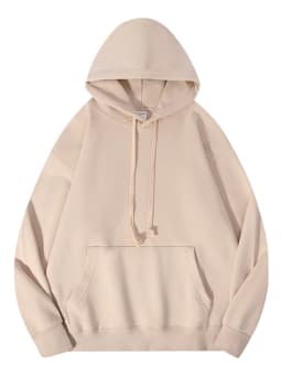 Solid Oversize Hoodies For Women Pocket Casual Loose Hooded Sweatshirt Woman Autumn Cotton Terry Hoodies Women Oversize Pullover