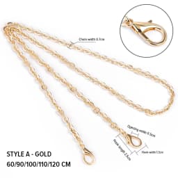 CRAZYSMITH Metal Bag Chain Transformation Bag Strap Replacement Underarm Crossbody Shoulder Handbag Extension Chains Accessories