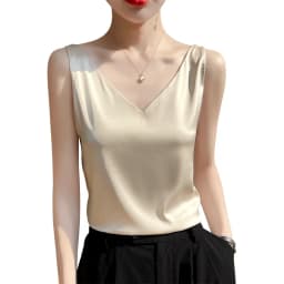 Women Tops Solid Spring Summer Casual Basic Tops Sexy V-neck Tank Tops Office Lady Black White Top 2026 Fashion Korean Tank Top