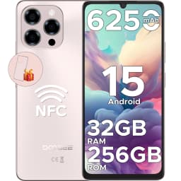 DOOGEE Note58 Pro Smartphone 32GB 256GB 6.75" HD+ 90Hz 6250mAh Large Battery 16MP Camera Fingerprin Android16 NFC Cellphone