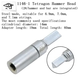 Piano Tuning Repair Tools Tuning 1131 Wrench Head Sleeve Piano Tool