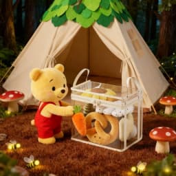 Transparent Plush Toy Storage Bucket: Large Capacity Organizing Container for Stuffed Animals & Dolls Closet and clothing