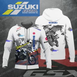 suzuki V-Strom 2026 New Racing Men's and Women's Motorcycle Enthusiasts Sports and Leisure Zipper Hoodie