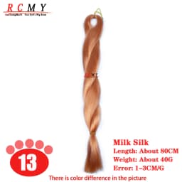 RCMY Red Milk Silk Doll Wig BJD/SD Doll Hair Rooting Doll Wigs Transplant Hand-crocheted Pink Gold Black Doll Hair Accessories