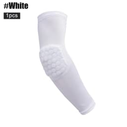 1Pcs/2Pcs Elbow Pads, Basketball Shooter Sleeves, Collision Avoidance Hex Padded Elbow for Volleyball Football Baseball Cycling
