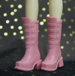 Toy accessories flat foot high heels boots shoes for your BB ST Dolls BBQB1