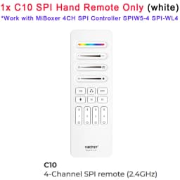 Miboxer SPIW5-4 5 in 1 SPI LED Controller WiFi+2.4G RF Remote Control 4-Channel SPI-WL4 ESP32 WLED Pixel Strip Signal Amplifier