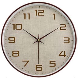 Classic Round Wall Clock Large Clear Readability Numerals Home Office Living Room Decor Offering Elegant Vintage Clock