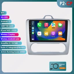 9"Android 13 Car radio GPS Stereo For Ford Focus EXI AT 2004-2011 Multimedia player 4G Autoradio DSP Carplay 2din SWC Head Unit