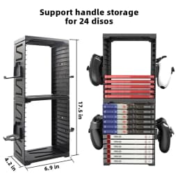 DATA FROG Host Disc Double-layer Storage Box Holder For PS5/PS4/Switch Disc Shelf for Xbox Series X Holder Accessories