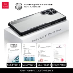 Xundd Magnetic Holder Case for Nubia Red Magic 11 Pro Plus 11 Air /9 10 Pro Plus, Airbag Anti-Fall Protection, Camera Protect