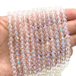 2 3 4 6 8mm Austria Faceted Crystal Beads Rondelle Loose Spacer Bracelets Earring DIY Glass Beads for Jewerly Making