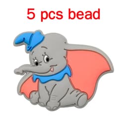 5pcs Silicone Cartoon Beads Pacifier Chain Baby DIY Care Pacify Accessory Adornment