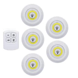LED Light COB Under Cabinet Light Night Light Wireless Remote Control Dimmable Wardrobe Lamp 5W Super Bright Closet Lighting