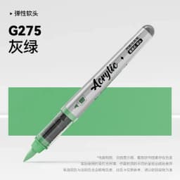1 PC 84 Colors Acrylic Paint Pens Markers Brush Tip Paint Markers For Rock Painting Christmas School Art Supplies Stationery
