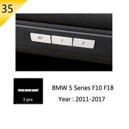 Car Styling Console Multimedia AC CD Panel Decoration Frame Cover Trim Strip Sticker For BMW 5 Series F10 F11 F18 Accessories