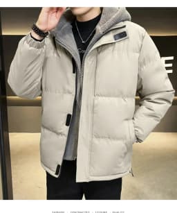 Plus Size 8XL Winter Jacket Hooded Warm Men Parkas Quality Outdoor Coat Windproof Male Cotton Clothing Zipper Solid Color Jacket