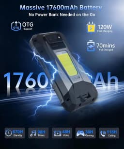 8849 Tank X Unihertz 220 Lumen Projector Rugged Phone Support 1080P Android 15 Smart Phone 17600mAh 32GB 512GB 5G Dimensity 8200