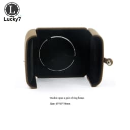 Double Open Button Jewelry Box Valentine's Day Birthday Surprise Gift Ring Pendant Stud Necklace Box Jewelry Boxes and Packaging