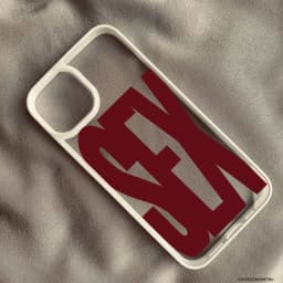 Simple Wine Red Black Letters Sex Pattern Phone Case For iPhone 17 Air 16 15 13 14 12Mini 18 Pro Max 11 XR 7 8Plus Clear Cover