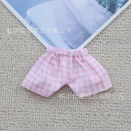 Labubu Doll Clothing Versatile Pants 17cm Plush Doll Clothing Accessories Labubu I II Idol Doll Sitting Party Accessories