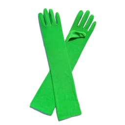 New Elastic Full Finger Holiday Party Gloves For Men Women Students Solid Knitted Long Mittens Outdoor Dance Dress Up Gloves
