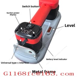 Glass Tile Suction Cup, Automatic Air Replenishment Strong Holder, Floor Gap Repair Tool, Electric Vacuum Suction Cup