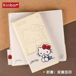 Knibor A7 Portable Pocket Grid Notebook Kinbor Mini Planners Hand Journal Kawaii Small Notepad Travel Diary Student Stationery