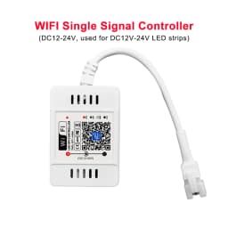DC12-24V 28Key Dual Output Music LED Controller Wifi Pixels For 3Pin Individually Addressable 5050 RGB Strip Light Ring Panel
