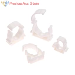 Hot!20 Pcs Plastic PPR Clamp Holder For Water Pipe Tube Fittings With Cover Diameter 16mm 20mm 25mm 32mm