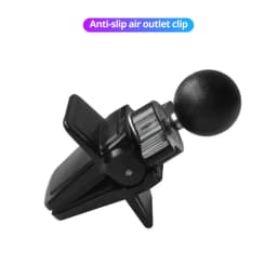 Car Phone Holder Clips 17mm Ball Head Car Air Vent Clip Mount Car Air Outlet Hook Clamp For Gravity Magnetic Mobile Phone Stand