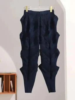 LANMREM Versatile Slim Pleated Pencil Pants Women Elastic High Waist Solid Color Trousers Casual 2023 Autumn New 2AA3771