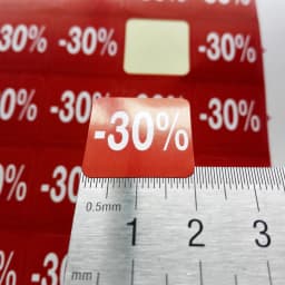 200pcs 2x2cm 20 30 Percent Off Red Paper Label Sticker for Store Promotion Nice Sales Price Big Discount Glossy Advertising Tag