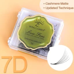 NEW Song Lashes Promade Fans Pointy Base Loose Fans Sharp Thin Root Korea PBT Material 500 Fans
