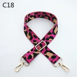 1Pc Deepeel 38mm Women Jacquard Bag Belts Leopard Shoulder Crossbody Straps Adjustable Webbing Strap DIY Bags Accessories