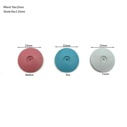 10PCS Silicone Polishing Wheel Disc Durable Disc Shaped Grinding Head for Jewelry Polishing Metal Stone & Gemstone Finishing