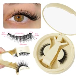 New 1 Pair Cat Eye Magnetic Eyelashes Set With Tweezers Natural Light Eyelash Extension Tools Reusable False Eyelashes Makeup