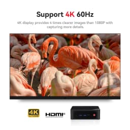 Beelink SER5 Max Win 11 Mini PC AMD Ryzen7 6800U/7735HS R3 3200U R5 5500U DDR4 RAM 16G NVME 500G Wifi6 4K Type-C Gamer Computer