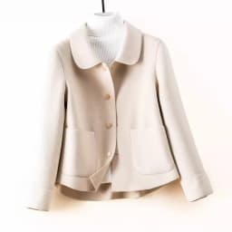 High-Quality Double-Sided Woolen Coat For Women 2024 New Short Temperament Doll Neck Mother's Outfit Woolen Coat Female Red Came