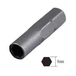 1Pcs 1/4" Driver Bits Screwdriver 6.35mm Hex Shank To 4mm Socket Bit Adapter Tool For Precision Hex Bits Holder Screw Tool